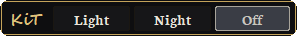 Control bar with Off selected